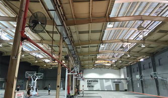 深圳聯(lián)華籃球場(chǎng)室內(nèi)led工廠燈照明工程案例